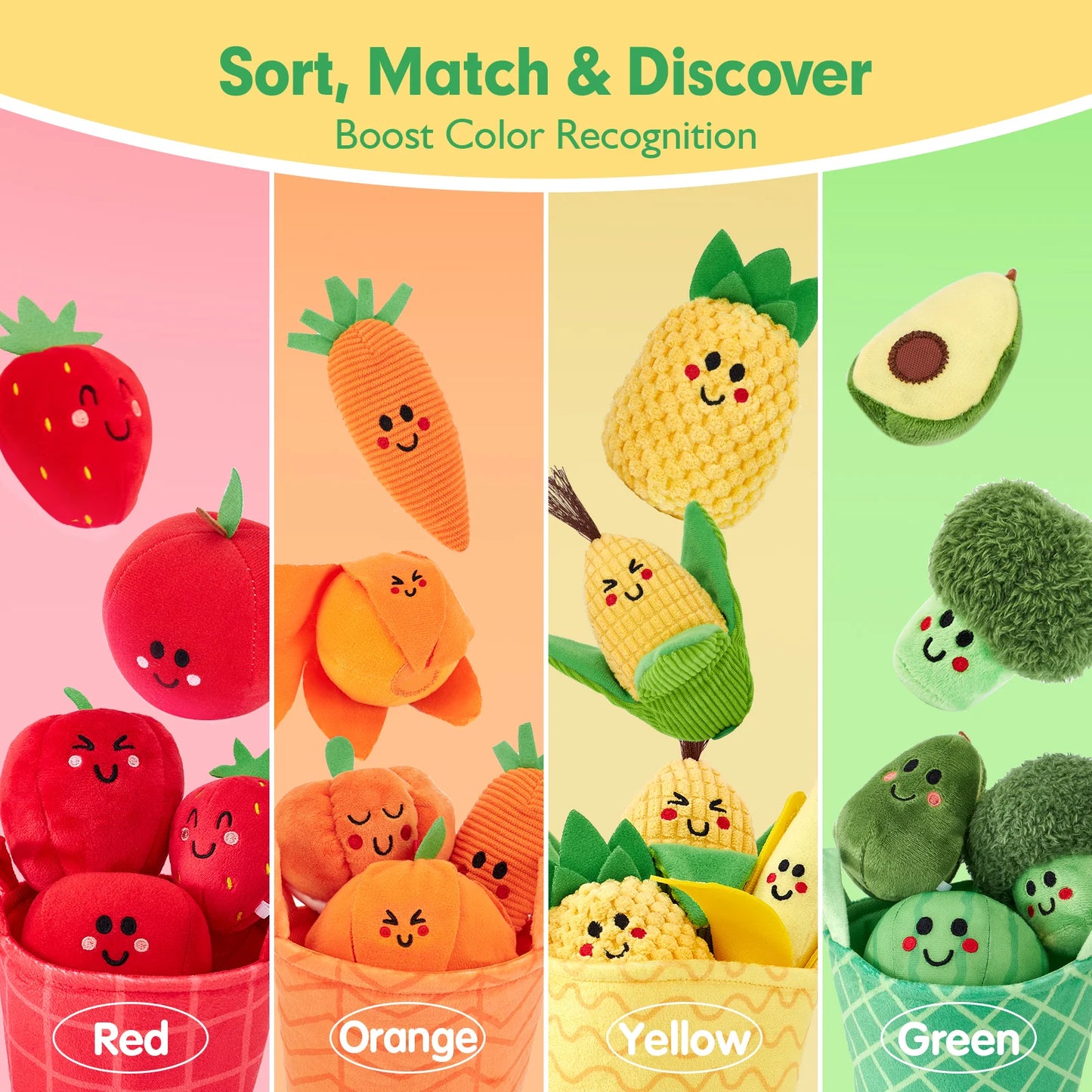 TinyMinds™ My First Fruits & Veggies Set