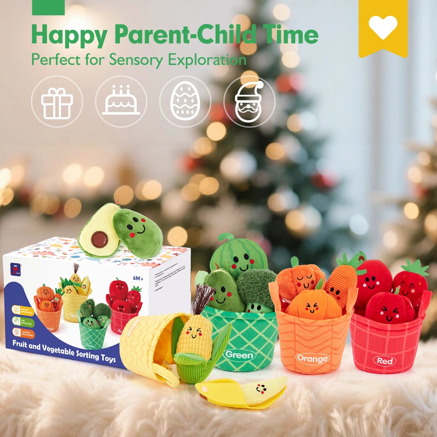 TinyMinds™ My First Fruits & Veggies Set