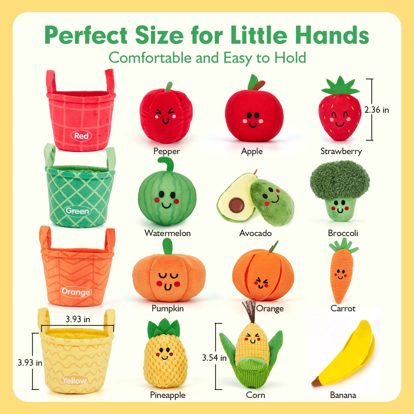 TinyMinds™ My First Fruits & Veggies Set